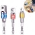 cheap Hand Tools-3Pcs Impact Driver Socket Extension Adapter Extended Converter Power Drill Hex To High Speed Nut Male Square Wrench 1/4 3/8 1/2