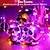 cheap Battery String Lights-10 Pcs 5M/16.4FT 50LED Beads Fairy String Lights Halloween  Wedding Valentine's Day Party Indoor and Outdoor Atmosphere Decoration Light String AAA Battery Box Timer Function