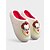 economico Per le donne-pantofole unisex da clown horror pelose con fodera in peluche rosso - comode scarpe da interno per Halloween, per feste in maschera spaventose e appassionati di film horror