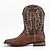 ieftine Cizme Cowboy &amp; Western-Cizme de călărie pentru bărbați, cu vârf pătrat, fără mâneci, stil western, pentru purtare zilnică, fără mâneci