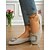 ieftine Pantofi Joși de Damă-Balerini roșii cu cataramă cu strasuri pentru femei - pantofi eleganti cu vârful rotund, pentru birou, purtați zilnic și petreceri de ceai după-amiază