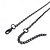 voordelige Halloween-Unieke glazen hangerketting - lichtgevend silhouet, gloeiend groen, metalen ketting voor nachtelijke evenementen
