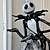 billige Halloween-Jack Skellington temaballoner til fest - velegnet til fødselsdagsfestdekorationer, bryllupstema - fødselsdagsfestdekorationssæt - perfekt til jul og halloween-dekorationer