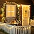 preiswerte Feiertagskettenleuchten-Solar Glühbirnen Lichterkette Außen 50 LEDs 7m Kristallball Solarlicht 6.5m 30 LEDs Außen IP65 wasserdicht 8 Modelle Lichterkette Feenlampen Solar Garten Girlanden Dekoration