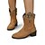 baratos Cowboy &amp; Western Boots-Botas de cowboy femininas de camurça com fivela de leopardo e salto baixo, calçados urbanos da moda