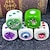cheap Halloween-5 pcs Monster Dice, Funy Monster Face Resin Dice Set, Halloween Tabletop Game Dice Set Props, Weird Monster Dice Set for Table Games, Role Playing Games, Offices Home Party Game Props Gift