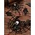 billige Halloween-tilbehør-Halloween-sett med edderkopp og hodeskalle – svart blondenettdesign med rød perle, perfekt for Halloween-fester og kostymer