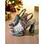 cheap Nightlife Party-Women&#039;s Red Tartan Platform Heeled Sandals - Peep Toe Chunky High Heels for Nightlife and Christmas Holiday Parties