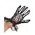 cheap Halloween Accessories-Women's Halloween Skeleton Gloves – Black Lace Cuff Sugar Skull Printed Costume Accessories for Party, Cosplay and Nightlife