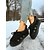 abordables Bottes de neige et d&#039;hiver-Chaussures à lacets en similicuir marron pour femme, doublées de polaire – Chaussures plates confortables et décontractées pour l&#039;hiver, idéales pour l&#039;extérieur, les voyages et le froid