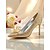 cheap Formal-Women&#039;s Gold Crystal Embellished High Heel Pumps - Sparkly Rhinestone Pointed Toe Stilettos for Wedding, Evening Party and Formal Occasions