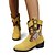 baratos Cowboy &amp; Western Boots-Botas de cowboy femininas de camurça com fivela de leopardo e salto baixo, calçados urbanos da moda