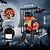 economico Halloween-Decorazione animata di Halloween, 1 pezzo di clown urlante attivato dal sensore di movimento in gabbia con occhi luminosi, spettrale oggetto di scena fantasma prigioniero per decorazioni da