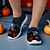 abordables Zapatos para Hombres-Zapatillas Flyknit naranjas sin cordones para hombre con estampado de calabaza de casa embrujada: calzado informal para festivales de Halloween, fiestas nocturnas, cosplay y eventos al aire libre.