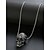abordables Accessoires d&#039;Halloween-Collier pendentif crâne gothique d&#039;Halloween pour homme - bijoux vintage en alliage sculpté pour fête, cosplay et style punk quotidien