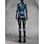 preiswerte Drucke-Gemusterte Zentai-Anzüge Cosplay Kostüm Bodysuit Drucken Karnevalskostüm Ganzkörperanzug Herren Damen Sexy Kostüm Halloween Kostüm für Leistung Party Maskerade Erwachsene