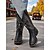 levne Cowboy &amp; Western Boots-Dámské hnědé vyšívané kovbojské boty – klasické westernové boty do půli lýtek na podzimní festivaly, práci na farmě a country koncerty