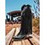 voordelige Cowboy &amp; Western Boots-Rode western cowboylaarzen met franjes en geborduurde details voor dames – retro festivalkniehoge rijlaarzen voor rodeo, muziekfestivals en country-stijl outfits