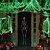 cheap Halloween-Halloween Glow in The Dark Spider Web Fake Cobwebs Stretch Green Spider Webs for Halloween Outdoor Indoor Home Decorations Creepy Party Decor