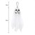 baratos Halloween-Fantasma pendurado de caveira de gaze de Halloween com olhos brilhantes, adereços de decoração de Halloween de terror para casa mal-assombrada, bar, restaurante, decoração KTV, pingente de fantasma