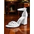 abordables cocktail-Sandales à talons carrés en satin violet pour femmes avec bride à la cheville - Chaussures élégantes à bout ouvert pour cocktails et occasions formelles