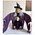 economico Halloween-Nuovo arrivo di Halloween, set di statuine di streghe genitori e figli con spina di terra e piccola strega luminosa per la decorazione dell'atmosfera del giardino