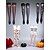 voordelige Halloween Accessoires-Dames Halloween overknee sokken met gotische schedel, vampier en kaartprint - leuke nachtclubkousen voor kostuums en cosplay-outfits