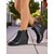 abordables Bottines-Bottines compensées en similicuir marron pour femme avec fermeture éclair latérale – bottines à lacets décontractées et confortables pour le travail, le shopping et les voyages