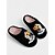 abordables Pour les femmes-Chaussons d&#039;Halloween pour femmes - mules d&#039;intérieur en peluche noire avec broderie tournesol et fantôme 3D, style chaleureux et confortable pour les vêtements d&#039;automne et les fêtes de saison