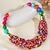 abordables Parures de Bijoux-Parure de bijoux 2 Résine Boucles d'oreilles Collier Femmes Élégant ancien Mode Le style rétro Classique Parure de Bijoux Pour Mariage Soirée robe demoiselle d honneur