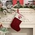 abordables Medias &amp; Sujetadores-Medias navideñas de punto rojo con diseño de letras, tamaño mediano, con alfabeto bordado, para regalar en casa, chimenea, decoración festiva para fiestas navideñas.