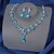 abordables Parures de Bijoux-Parure de bijoux 2 Vert Strass Alliage 1 Collier Boucles d&#039;oreilles Femmes Élégant ancien Mode Le style rétro Classique Parure de Bijoux Pour Mariage Soirée Saint-Valentin