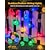 preiswerte Feiertagskettenleuchten-Solar Glühbirnen Lichterkette Außen 50 LEDs 7m Kristallball Solarlicht 6.5m 30 LEDs Außen IP65 wasserdicht 8 Modelle Lichterkette Feenlampen Solar Garten Girlanden Dekoration