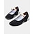 economico Scarpe da ballo allenamento-scarpe da ballo nere da donna per l&#039;allenamento - scarpe da ballo professionali con tacco basso e cinturino elastico per l&#039;allenamento &amp; prova