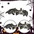 abordables Halloween-Décoration de chauve-souris d'Halloween, accessoires polyvalents, horreur, effrayant