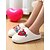 abordables Claquettes et tongs femme-Chaussons en peluche pour femmes en forme de cœur – Chaussons d&#039;intérieur chauds et moelleux pour l&#039;hiver, la Saint-Valentin, la chambre et les vêtements d&#039;intérieur douillets