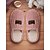 abordables Claquettes et tongs femme-Chaussons d&#039;intérieur en peluche rose large pour femmes – des chaussons d&#039;intérieur confortables avec semelle coussinée pour la maison, le dortoir et les moments de détente