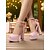 abordables Fête de la Vie Nocturne-Sandales à talons hauts et plateforme jaunes pour femmes, avec bride à la cheville et nœud, chaussures de soirée élégantes pour les événements nocturnes