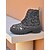 abordables Botas de combate-Botas de combate con estampado de leopardo y purpurina para mujer, con suela gruesa: botines con cordones de moda para mujer, ropa urbana y conjuntos casuales.