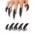 billige Halloween-tilbehør-Gotiske kloringe til kvinder med krystal-rhinestendesign – skarpe, elegante og edgy, perfekte til halloween, kostumefester og alternativ mode