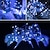 cheap Battery String Lights-12 Pcs 2M/7FT 20 LED Beams Fairy String Lights  Halloween Wedding Valentine's Day Holiday Decoration Copper Wire Light String Gift Box Decoration CR2032 * 2 Battery DIY