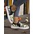 abordables Para mujeres-Zapatillas de Halloween sin cordones para mujer: zapatillas de lona con estampado de naipes y grafitis coloridos para looks casuales de otoño y un estilo urbano espeluznante.
