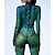 preiswerte Drucke-Gemusterte Zentai-Anzüge Cosplay Kostüm Bodysuit Drucken Karnevalskostüm Ganzkörperanzug Herren Damen Sexy Kostüm Halloween Kostüm für Leistung Party Maskerade Erwachsene