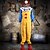 cheap Halloween-Halloween Electric Motion-Activated Animated Clown Haunted House Large Amusement Park Outdoor Decoration Prop