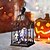 abordables Halloween-Décorations d'Halloween pour intérieur et extérieur, cage suspendue lumineuse pour Halloween, squelette de chat, accessoire de cage pour Halloween, décoration de chat squelette, décoration suspendue