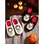 economico Per le donne-pantofole unisex da clown horror pelose con fodera in peluche rosso - comode scarpe da interno per Halloween, per feste in maschera spaventose e appassionati di film horror
