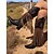 economico Stivali da cowboy e occidentali-stivali da cowboy con frange western blu e marroni da donna - stivali alti fino al ginocchio in similpelle ricamata per stile rodeo, concerti country e abiti da festival