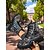 abordables Botas de combate-Botas de combate con estampado de leopardo y purpurina para mujer, con suela gruesa: botines con cordones de moda para mujer, ropa urbana y conjuntos casuales.