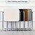 cheap Home Supplies-Space-Saving Foldable Acrylic &amp; Metal Side Table - Modern Minimalist Green Design, Sturdy No Assembly Required for Small Spaces, Living Room, Bedroom, Office, Versatile &amp; Elegant Furniture, Durable