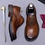 baratos Sapatos Sociais Clássicos-Sapatos sociais oxford masculinos de couro legítimo - design brogue clássico de couro bovino de primeira camada, sapatos sociais formais com cadarço para escritório, casamentos e trajes profissionais